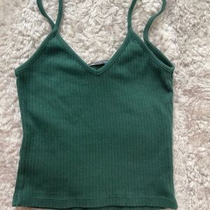New Brandy Melville one size tank top green